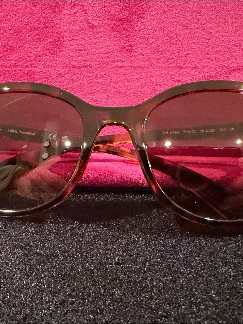 Ray-Ban Brown Tortoise Oversized Sunglasses